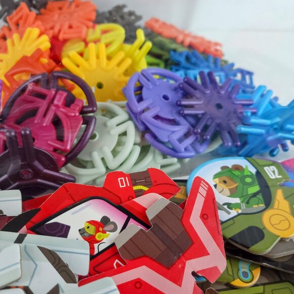 Large Lot Wendy's Smart Links Piece Plastic Building Toys Assorted Shapes - Picture 4 of 8